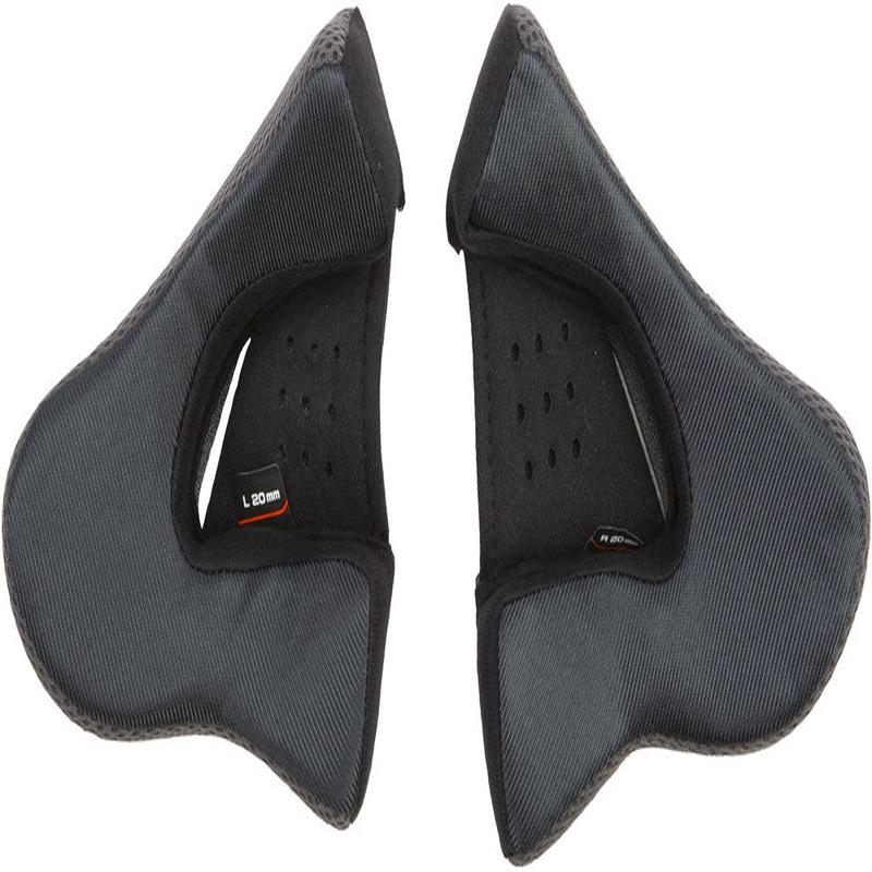 Gmax MD-04 Helmet Cheek Pads 20MM