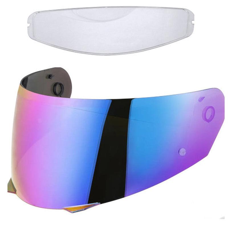 fits Harley Davidson H35 Pinlock Shield Rainbow Mirror and Insert
