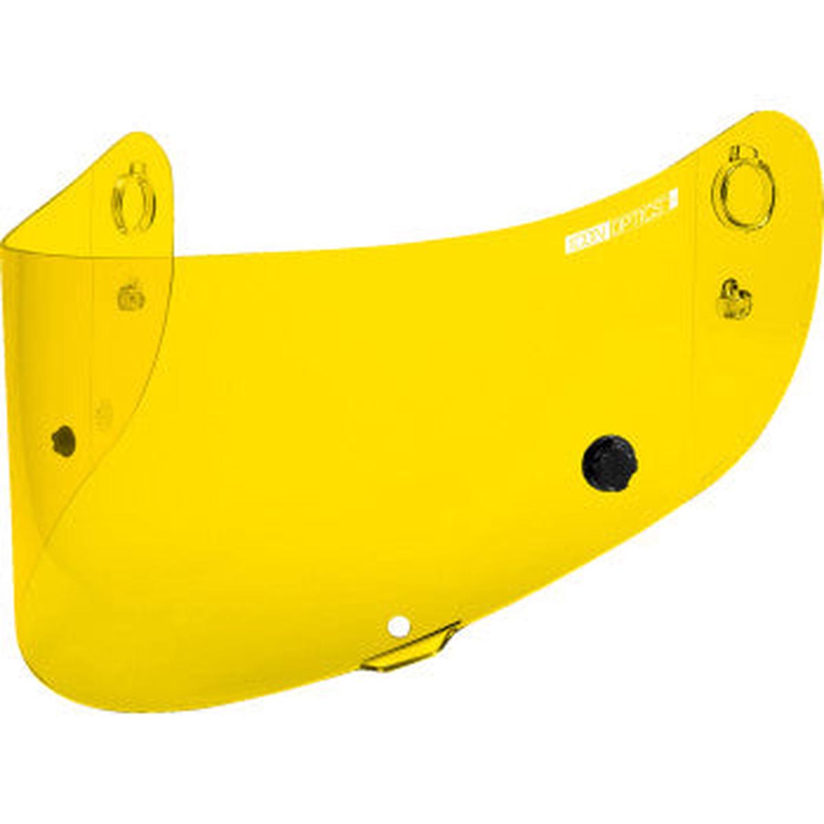 Icon Optics Shield  for Airmada/Airframe Pro/Airform Helmets Optics Tracshield Yellow