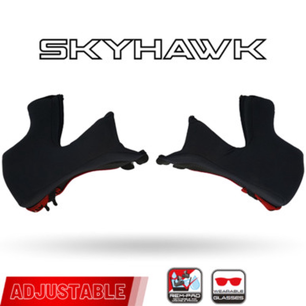 KYT Skyhawk Cheek Pads
