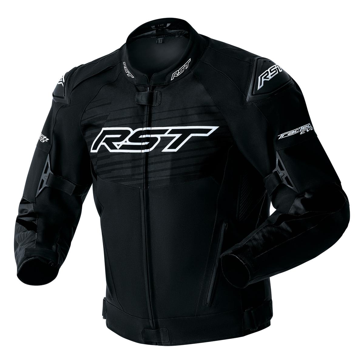 RST Tractech Evo D3O Textile Jacket - Black White