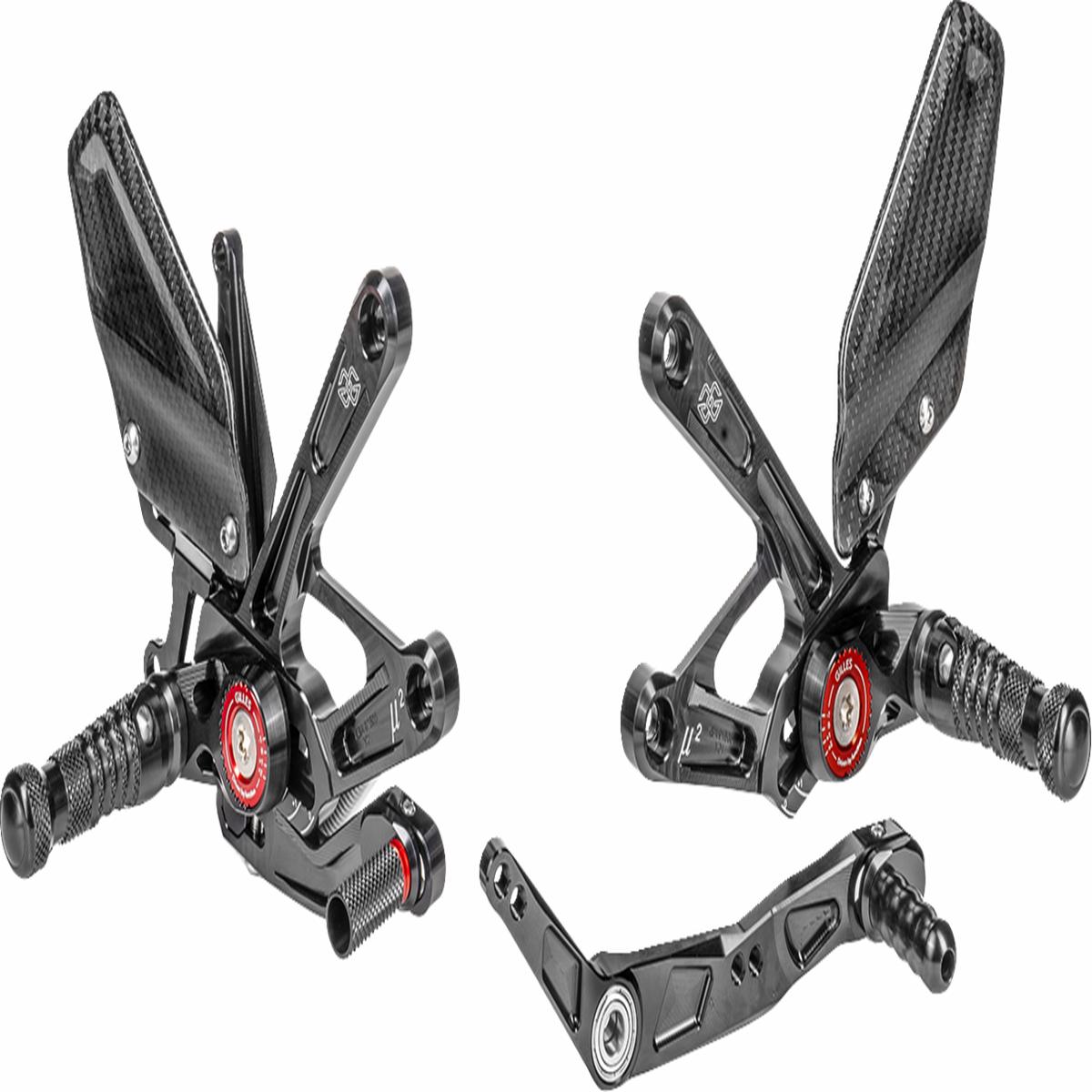 Gilles Tooling MUE2 Rearsets Yamaha R1 R1M 2015-2026