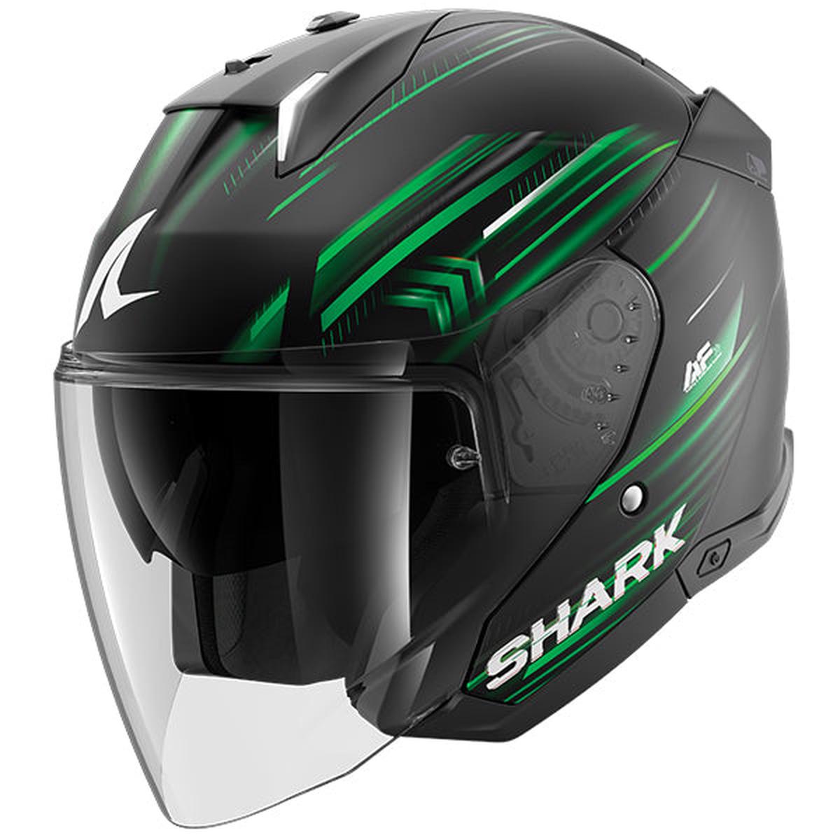 Shark Skwal I3 Jet Light Blur KGW - Green Black
