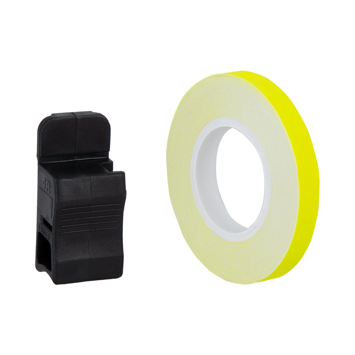 Oxford Wheel Stripes Fluo Yellow Appl 7mmx6m