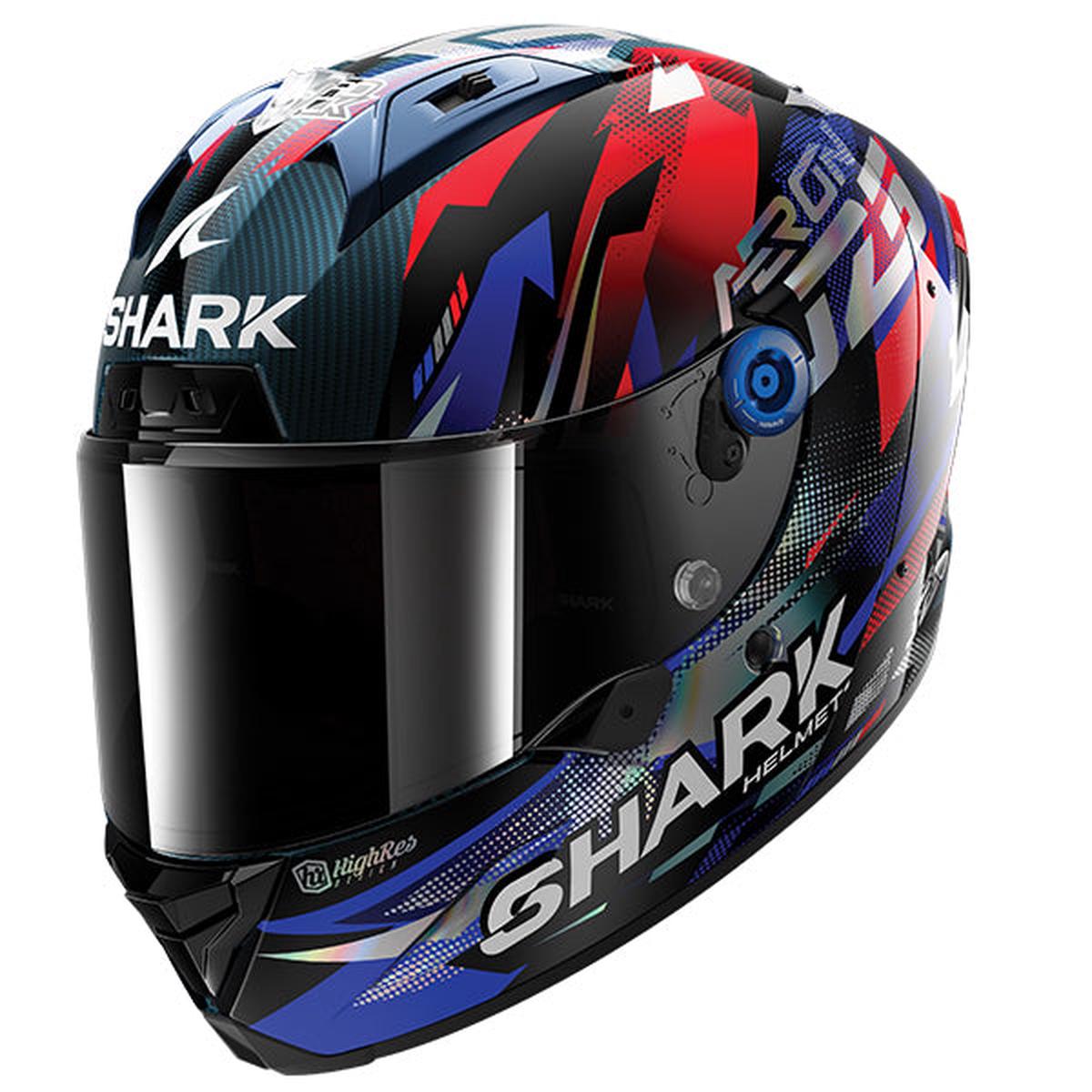 Shark Aeron Zarco GP De France DBU - Blue Red Black