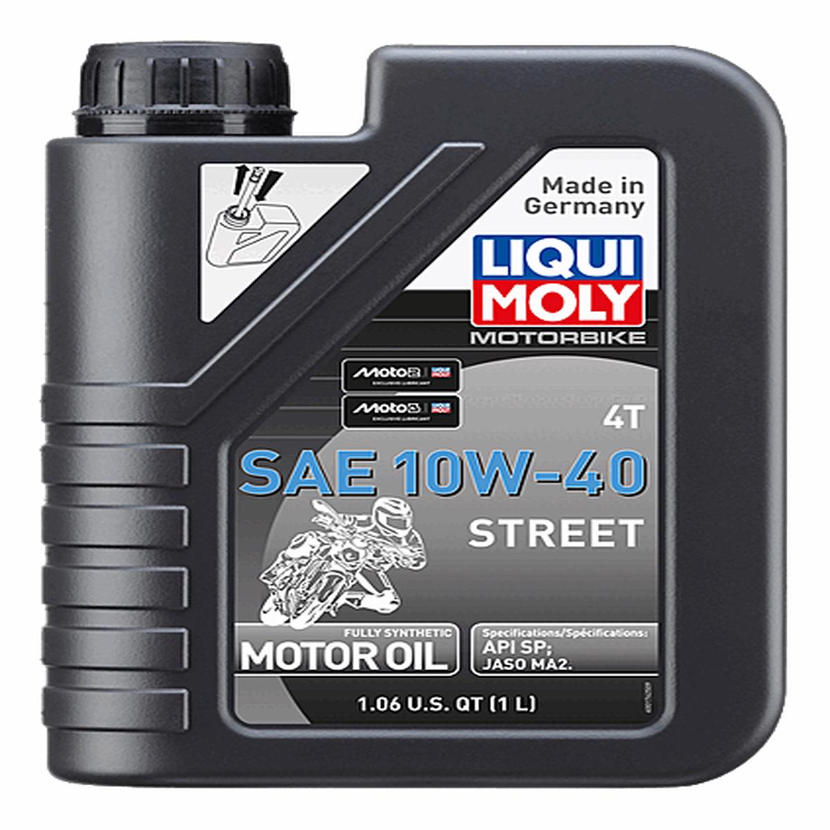 Liqui Moly Street Synthetic 4T Engine Oil - 10W-40 - 1L