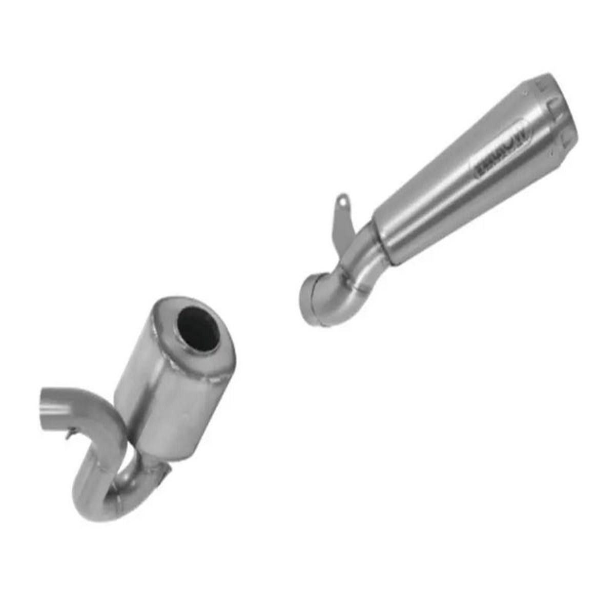 ARROW 71673MI+71876PRI Ducati Scrambler 800 (15/18) Slip-on Exhaust "Pro Race" (stainless steel)