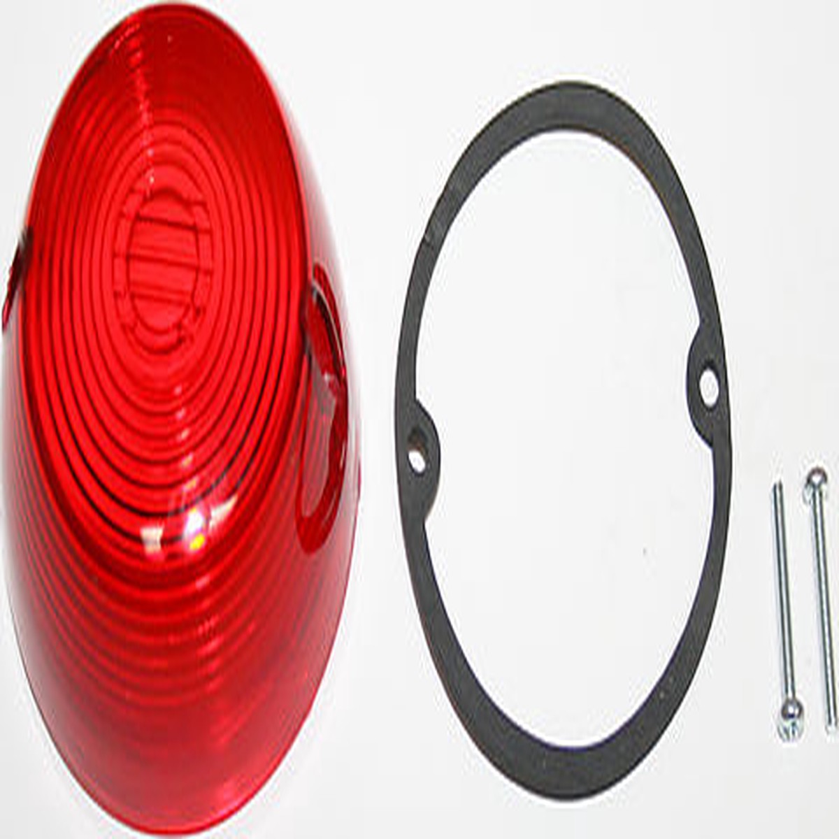 79-81 CB400A / 75-77 CB400F / 80 CM400 Indicator Cover w Gasket & Screws - Red ~ Honda OEM 33402-268-671