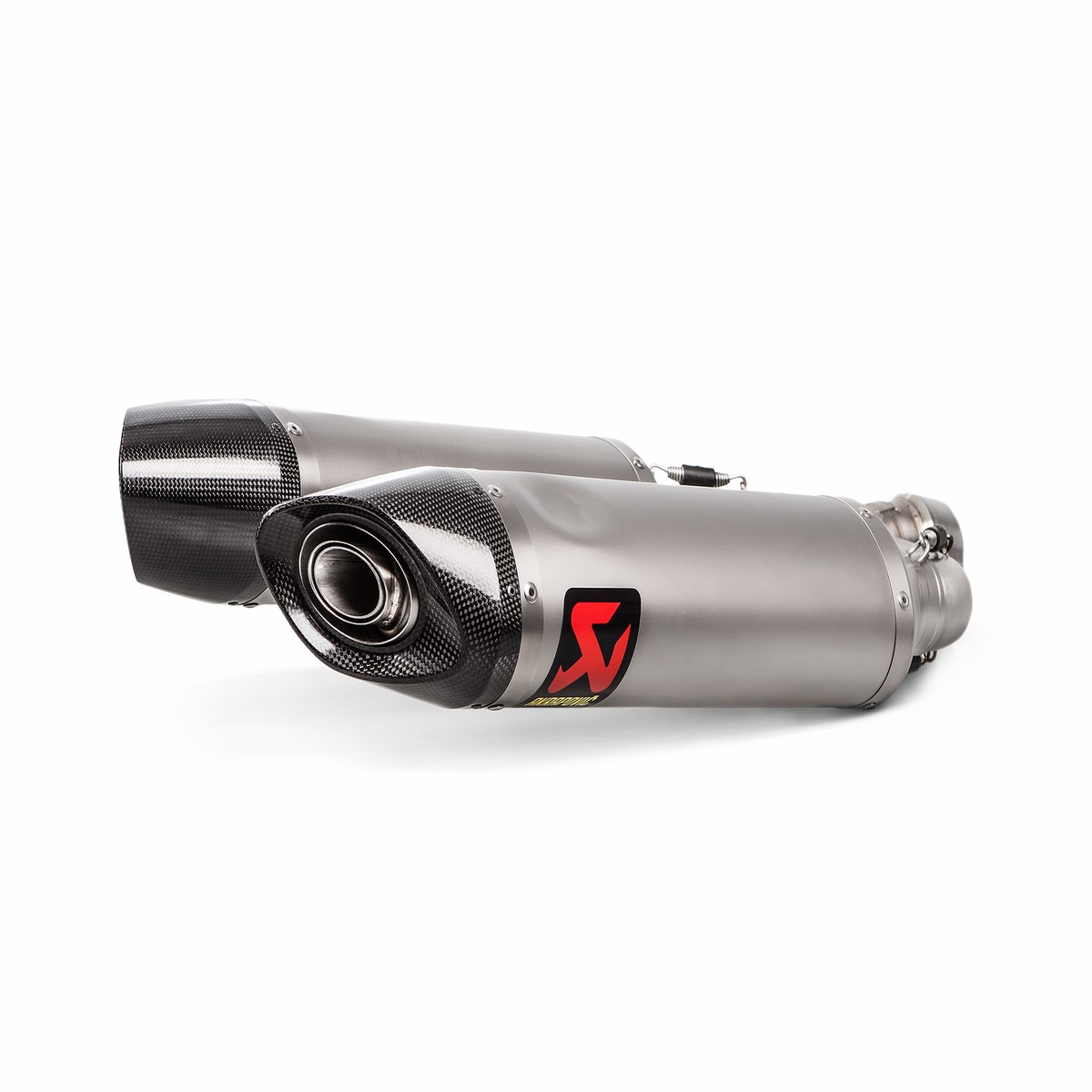 AKRAPOVIC S-A9SO1-HDT-1 Aprilia Shiver 900 (2020+) Slip-on Exhaust (titanium)