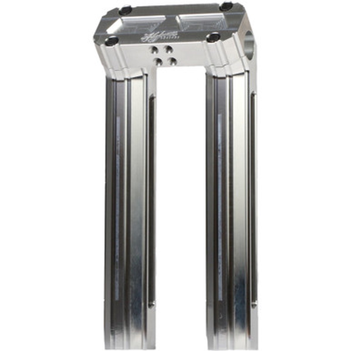 HOFMANN DESIGNS H/D BILLET RISERS 10" RAW KICKBACK HDB-1006R