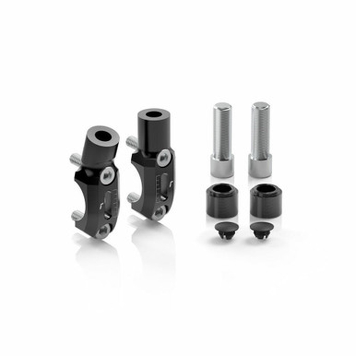 RIZOMA STEALTH NAKED MOUNTING KIT MIRROR BLACK TRI BSN910B