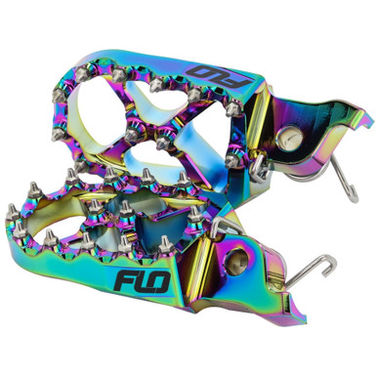 FLO MOTORSPORTS PRO SERIES FOOT PEGS JET FUEL FPEG-797JET