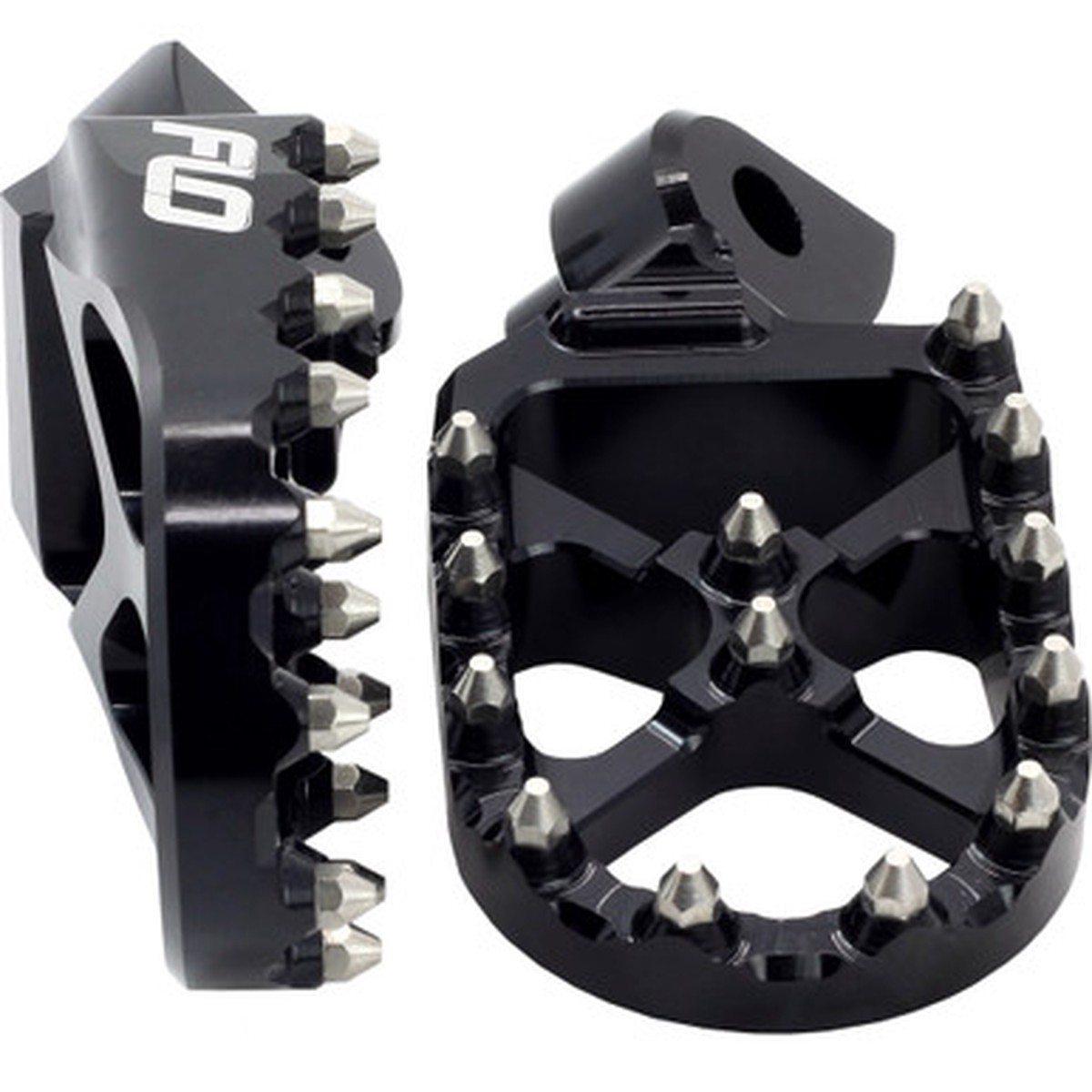 FLO MOTORSPORTS PRO SERIES FOOT PEGS BLACK SUZ FPEG-796BLK