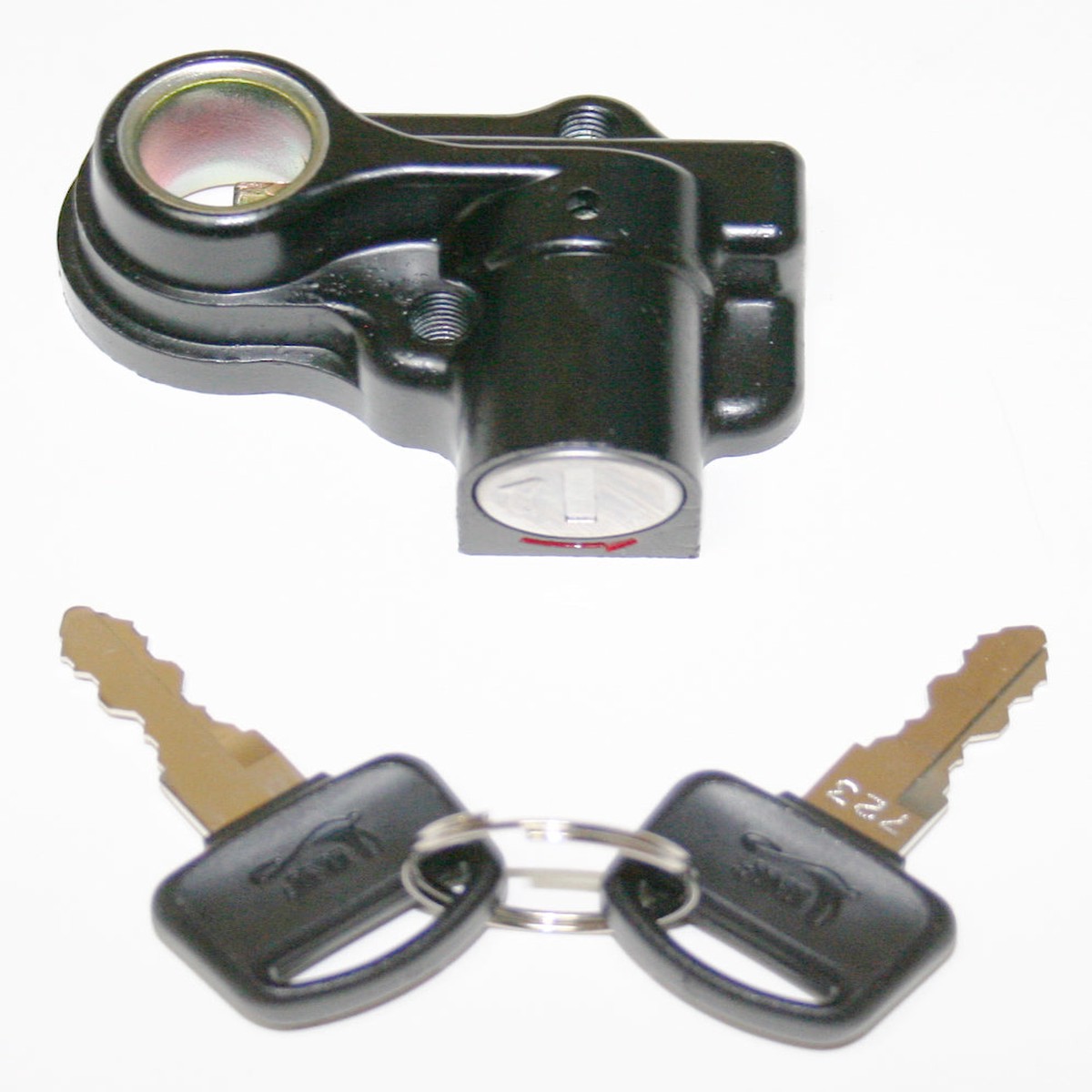 72-75 XL250 / 74 CL200 / 72-73 CL175K Seat Lock with Keys ~ Honda OEM 77230-107-711