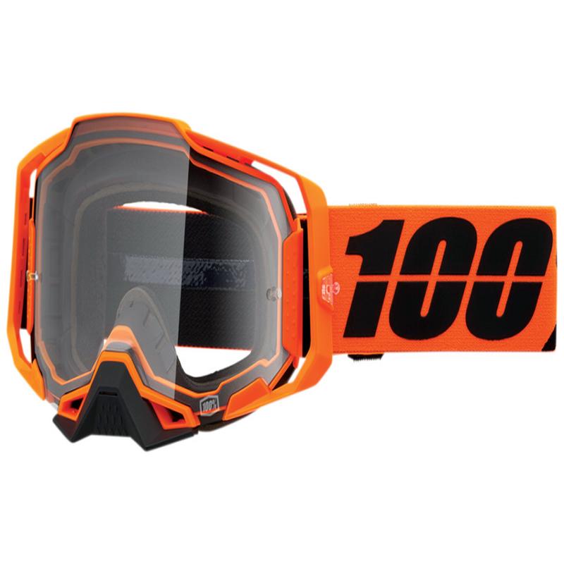 100% Armega Goggles with Clear Lens